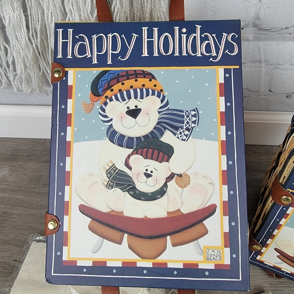 Happy Holidays Woven Baskets by CMI HENTON - Picture 3 of 16